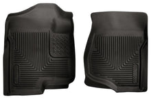 Load image into Gallery viewer, Husky Liners 07-12 GM Silverado/Tahoe/Suburban/Escalade X-Act Contour Black Floor Liners - Corvette Realm