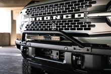 Load image into Gallery viewer, DV8 Offroad 2021-2022 Ford Bronco (Not For Factory Plastic Bumper) Factory Bumper Bull Bar - Black - Corvette Realm