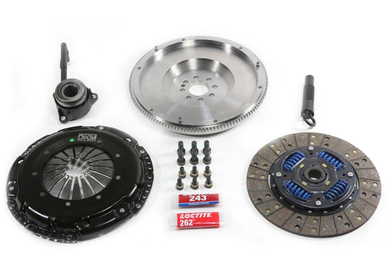 DKM Clutch VW GLI 1.8T 6-Spd Sprung Organic MB Clutch Kit w/Steel Flywheel (440 ft/lbs Torque) - Corvette Realm