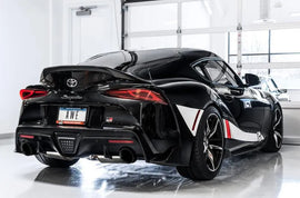 AWE 2020 Toyota Supra A90 Resonated Touring Edition Exhaust - 5in Chrome Silver Tips - Corvette Realm