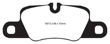 Load image into Gallery viewer, EBC 12-15 Porsche 911 (991) (Cast Iron Rotor only) 3.8 Carrera S Redstuff Rear Brake Pads - Corvette Realm