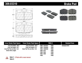 StopTech Performance 89-95 Mazda RX7 Front Brake Pads - Corvette Realm