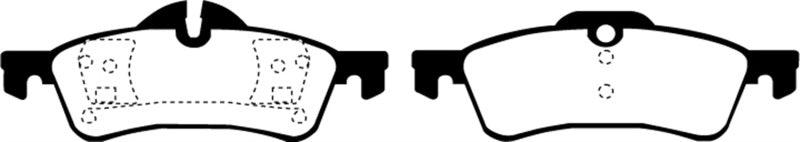 EBC 04-06 Mini Hardtop 1.6 Greenstuff Rear Brake Pads - Corvette Realm
