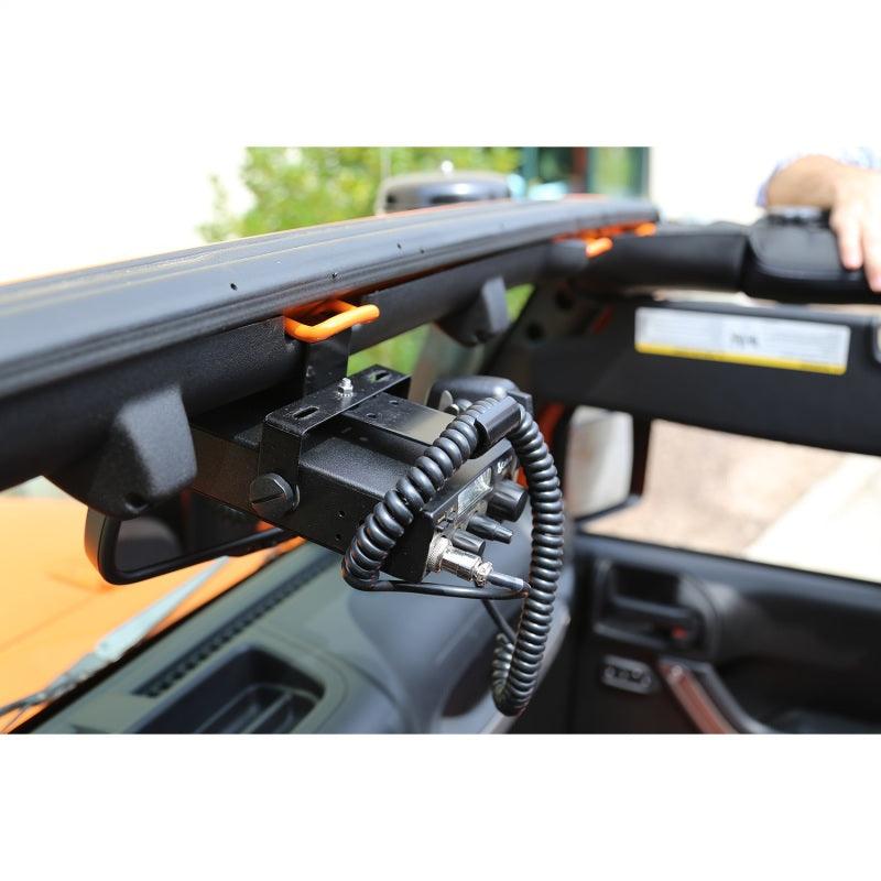 Rugged Ridge CB Radio Mount 07-18 Jeep Wrangler JK - Corvette Realm