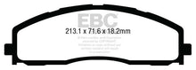 Load image into Gallery viewer, EBC 13+ Ford F250 (inc Super Duty) 6.2 (2WD) Yellowstuff Front Brake Pads - Corvette Realm