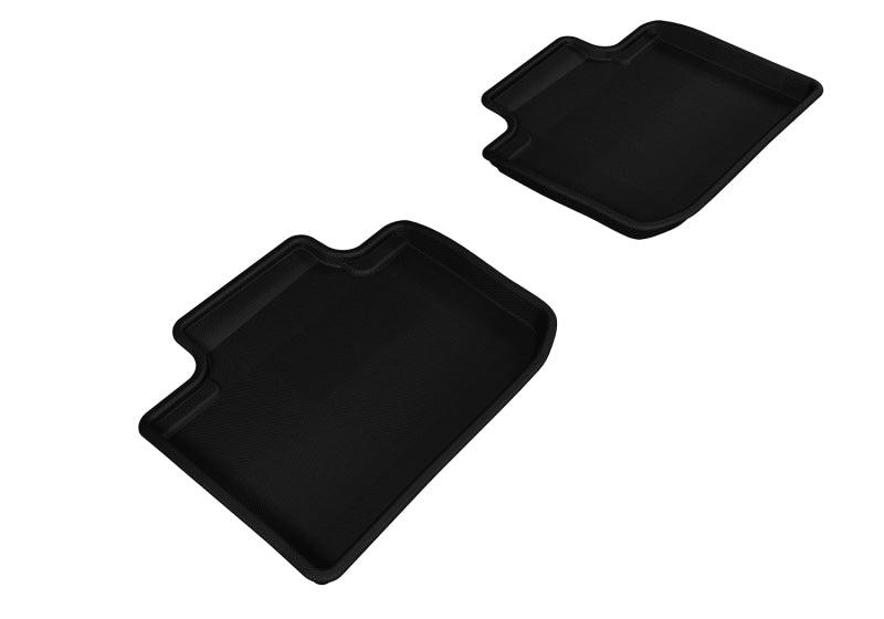 3D MAXpider 2014-2020 Lexus IS Kagu 2nd Row Floormats - Black - Corvette Realm