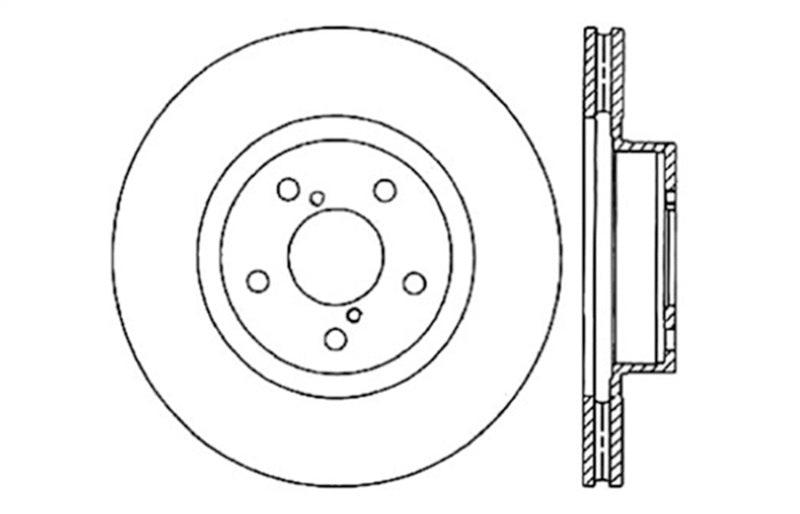 StopTech Slotted & Drilled Sport Brake Rotor - Corvette Realm