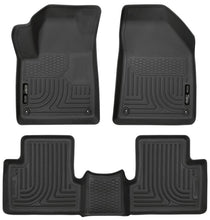 Load image into Gallery viewer, Husky Liners 15-22 Jeep Cherokee WeatherBeater Combo Black Floor Liners - Corvette Realm