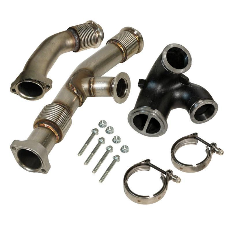 BD Diesel UpPipe Kit - Ford 03-04.5 6.0L Powerstroke w/EGR Connector - Corvette Realm