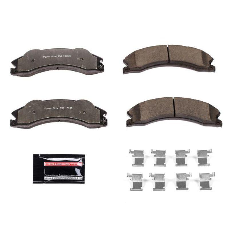 Power Stop 2011 Chevrolet Silverado 2500 HD Front or Rear Z36 Truck & Tow Brake Pads w/Hardware - Corvette Realm