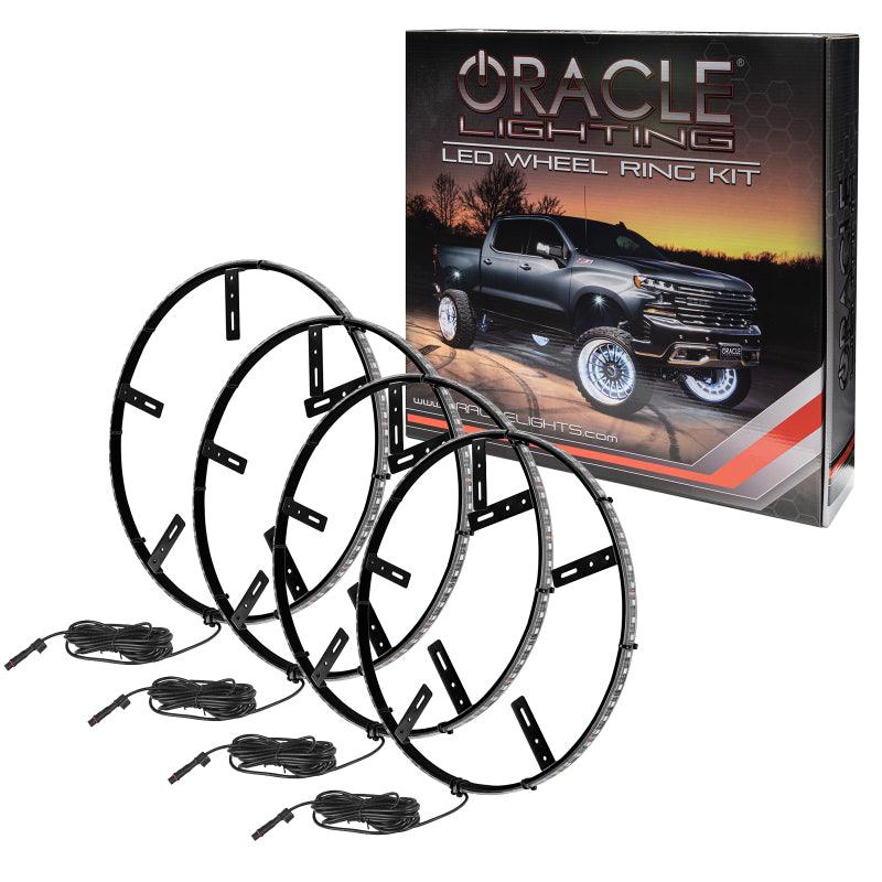Oracle LED Illuminated Wheel Rings - Double LED - Blue - Corvette Realm