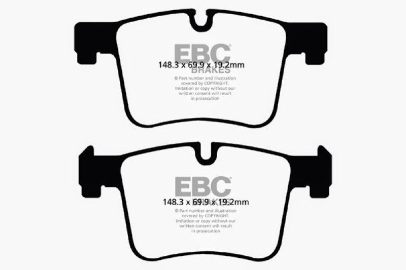 EBC 11+ BMW X3 2.0 Turbo (F25) Redstuff Front Brake Pads - Corvette Realm