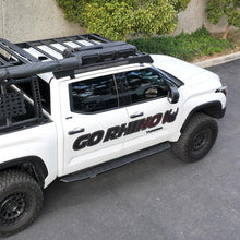 Load image into Gallery viewer, Go Rhino 22-23 Toyota Tundra CrewMax Ceros Low Profile Roof Rack - Tex. Blk - Corvette Realm
