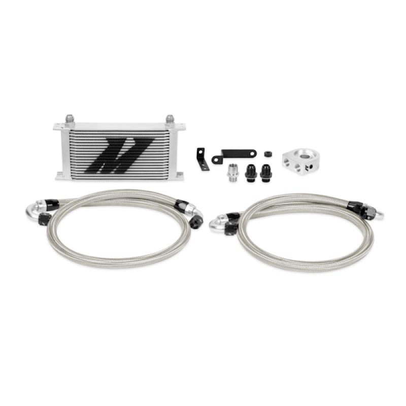 Mishimoto 08-14 WRX/STi Oil Cooler Kit - Silver - Corvette Realm