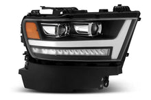 Load image into Gallery viewer, AlphaRex 19-20 Ram 1500HD PRO-Series Proj Headlight Plnk Style Blk w/Activ Light/Seq Signal/Plnk DRL - Corvette Realm
