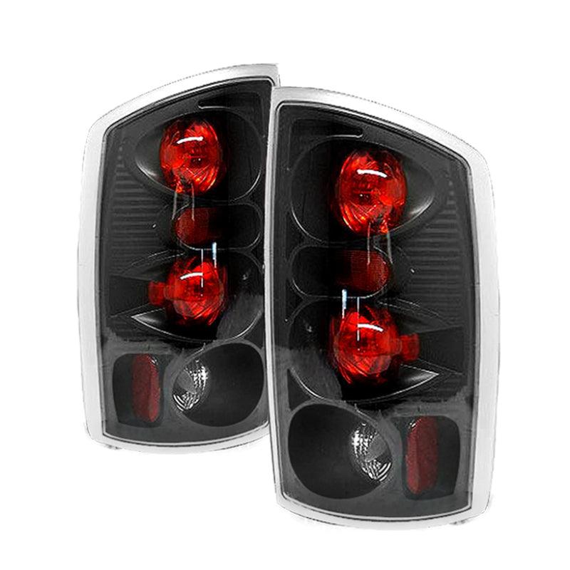 Spyder Dodge Ram 02-06 1500/Ram 2500/3500 03-06 Euro Style Tail Lights Black ALT-YD-DRAM02-BK - Corvette Realm