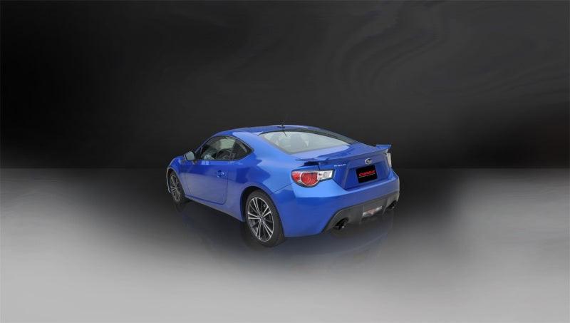 Corsa 12-14 Scion FRS / Subaru BRZ Black Tip Sport Cat-Back Exhaust - Corvette Realm