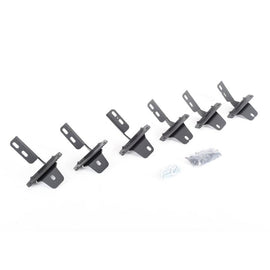 Go Rhino 21-22 Ford Bronco (Excl. Sport) 4DR Mtg. Brackets (V-Series V3/RB10+RB20 Slim) - Tex. Blk - Corvette Realm