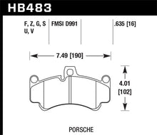 Load image into Gallery viewer, Hawk Porsche GT3 DTC-60 Street Front Brake Pads