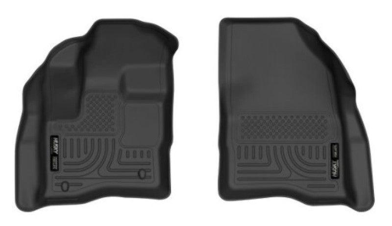 Husky Liners 10-19 Ford Taurus / 09-16 Lincoln MKS X-act Contour Series Front Floor Liners - Black - Corvette Realm