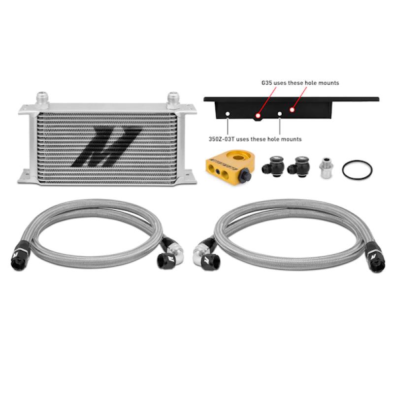 Mishimoto 03-09 Nissan 350Z / 03-07 Infiniti G35 (Coupe Only) Oil Cooler Kit - Thermostatic - Corvette Realm