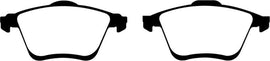 EBC 06-09 Mazda 6 2.3 Turbo (Mazdaspeed) Redstuff Front Brake Pads - Corvette Realm