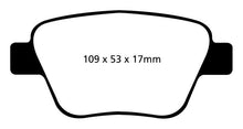 Load image into Gallery viewer, EBC 10-13 Audi A3 2.0 Turbo (Bosch rear caliper) Redstuff Rear Brake Pads - Corvette Realm