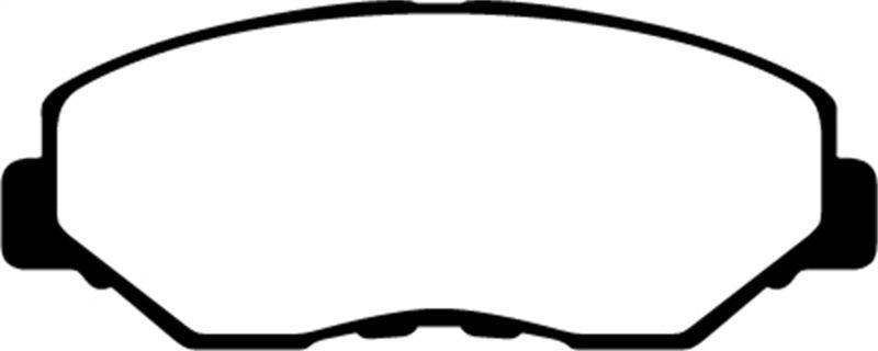 EBC 02-04 Honda CR-V 2.4 Greenstuff Front Brake Pads - Corvette Realm