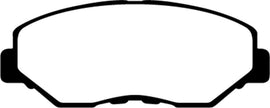 EBC 02-04 Honda CR-V 2.4 Greenstuff Front Brake Pads - Corvette Realm