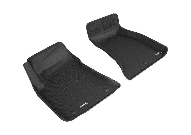 3D MAXpider 2015-2020 Dodge Challenger Rwd Kagu 1st Row Floormat - Black - Corvette Realm