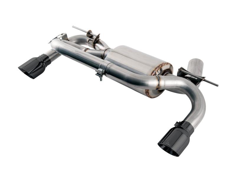 AWE Tuning BMW F3X 340i Touring Edition Axle-Back Exhaust - Diamond Black Tips (102mm) - Corvette Realm