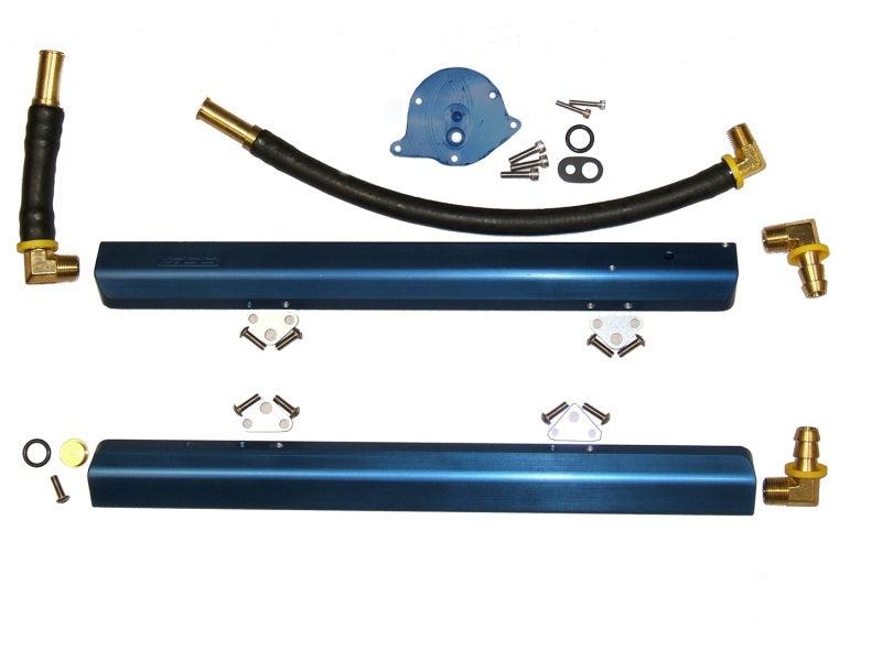 BBK 86-93 Mustang 5.0 High Flow Billet Aluminum Fuel Rail Kit - Corvette Realm