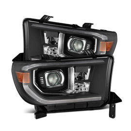AlphaRex 07-13 Toyota Tundra/08-17 Sequoia G2 PRO-Series Projector Headlights Black -NO Lvl Adjuster - Corvette Realm