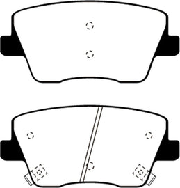 EBC 2019+ Hyundai Veloster N (2nd Gen) 2.0L Turbo Yellowstuff Rear Brake Pads - Corvette Realm