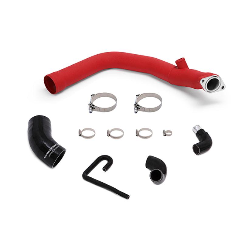 Mishimoto 2015 Subaru WRX Charge Pipe Kit - Wrinkle Red - Corvette Realm