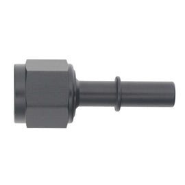DeatschWerks 8AN Female Flare Swivel to 3/8in Male EFI Quick Disconnect - Anodized Matte Black - Corvette Realm