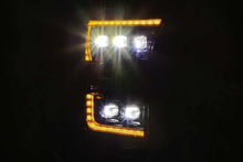 Load image into Gallery viewer, AlphaRex 17-20 Ford Raptor NOVA LED Proj Headlights Plank Style Alpha Black w/Activ Light/Seq Signal - Corvette Realm