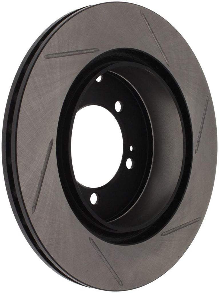 StopTech Power Slot 03-06 Evo 8 & 9 Slotted Right Rear Rotor - Corvette Realm