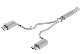 Borla 20-25 Ford Explorer / Lincoln Aviator ST 3.0L V6 2.25in S-type Exhaust - Chrome Tips