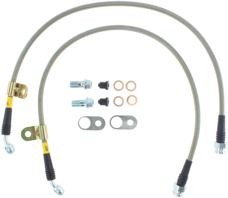 StopTech 06-15 Mazda Miata Stainless Steel Front Brake Line Kit for 4300 - Corvette Realm