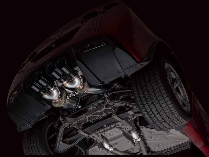 AWE Tuning 05-07 C6 Chevrolet Corvette 6.0L Touring Edition Axleback Exhaust w/ Diamond Black Tips