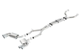 Borla Chevy 16-24 Camaro 6.2L ATAK Catback Exhaust w/ Dual Tips (NPP) Dual Split Rear Exit
