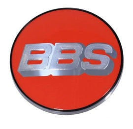 BBS Center Cap 70.6mm Red/Silver (5-Tab) - Corvette Realm