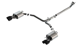 Borla 18-24 Toyota Camry XSE 2.5L i4 AT/MT FWD / 4DR S-TYPE Cat Back Exhaust (Black Chrome)
