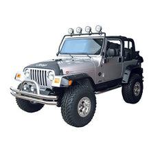 Load image into Gallery viewer, Rugged Ridge 97-06 Jeep Wrangler TJ Black Full Frame Light Bar - Corvette Realm