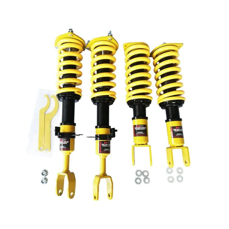 BLOX Racing 03-08 Nissan G35/350Z - Non-Adjustable Damping Street Series II Coilovers - Corvette Realm