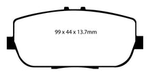 Load image into Gallery viewer, EBC 06-15 Mazda Miata MX5 2.0 Yellowstuff Rear Brake Pads - Corvette Realm