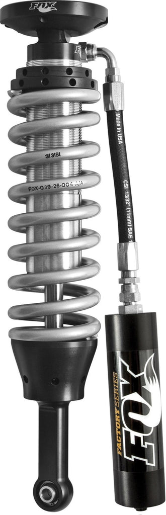 Fox 07+ Tundra 2.5 Factory Series 6.01in. Remote Reservoir Coilover Shock Set - Black/Zinc - Corvette Realm