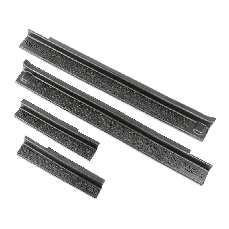 Rugged Ridge 07-18 Jeep Wrangler JK Unlimited 4-Door All Terrain Entry Guard Kit - Corvette Realm