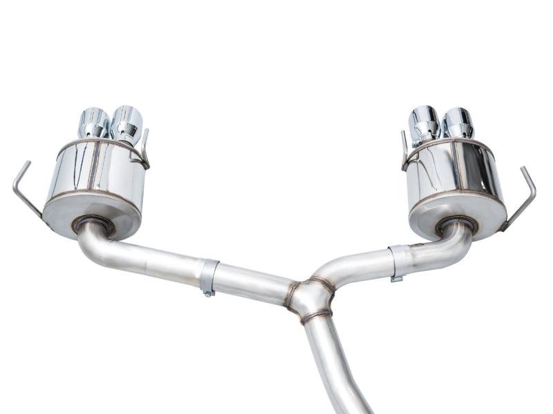 AWE Tuning 2022+ VB Subaru WRX Touring Edition Exhaust - Chrome Silver Tips - Corvette Realm